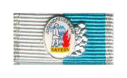 Bayern Jugendfeuerwehr Ehrennadel Silber