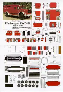 Modellbaubogen : TBS 499