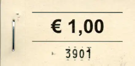 Block 100 Gutscheine 1.00 Euro
