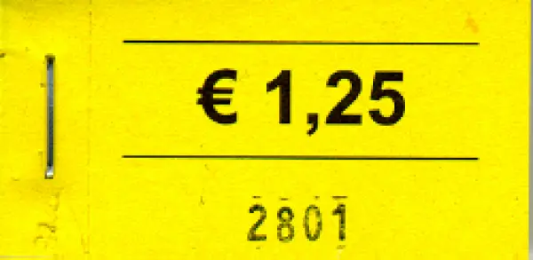 Block 100 Gutscheine 1.25 Euro