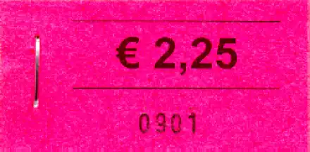 Block 100 Gutscheine 2.25 Euro