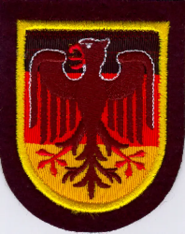 Ärmelabzeichen Bundesadler mit Goldrand