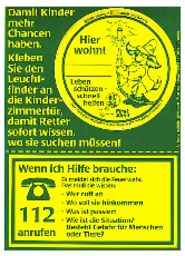 Kinderfinder (PVC-Aufkleber)