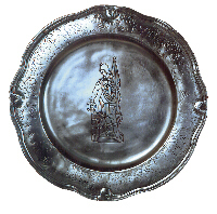 Wandteller, Zinnteller