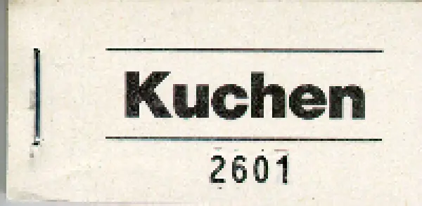 Block 100 Gutscheine KUCHEN