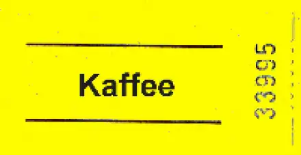 Rolle 1.000 Gutscheine KAFFEE