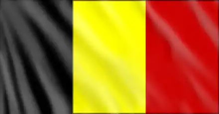 Tischflagge Belgien