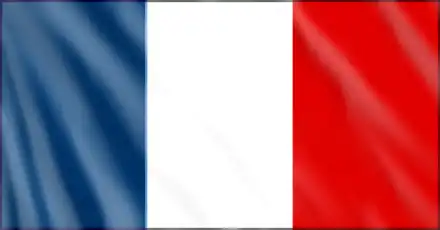 Tischflagge Frankreich