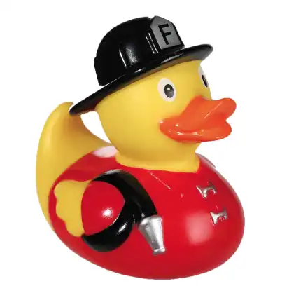 Badeente Feuerwehrmann 