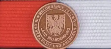 Brandenburg Waldbrandmedaille 2022