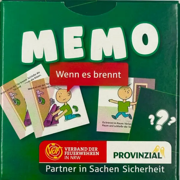 Memospiel Wenn es brennt (10 Stück)