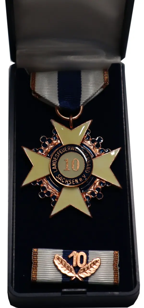 LFV Sachsen Ehrenkreuz 10 Jahre 