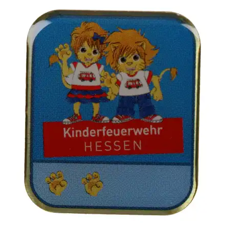 Pin Stufe 2 Kinderfeuerwehr Hessen