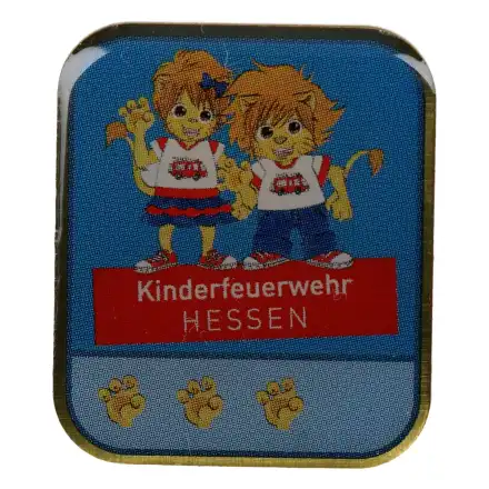 Pin Stufe 3 Kinderfeuerwehr Hessen