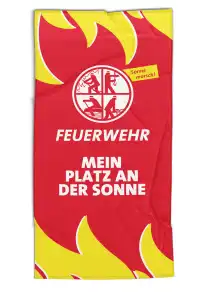 Duschtuch Signet Feuerwehr 