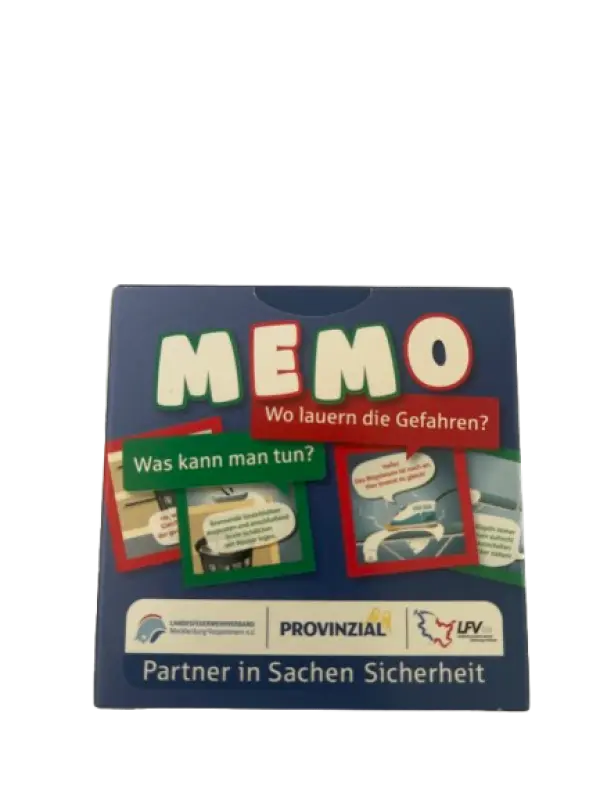 Memo Spiel Gefahren Schleswig-Holstein 10 Stück