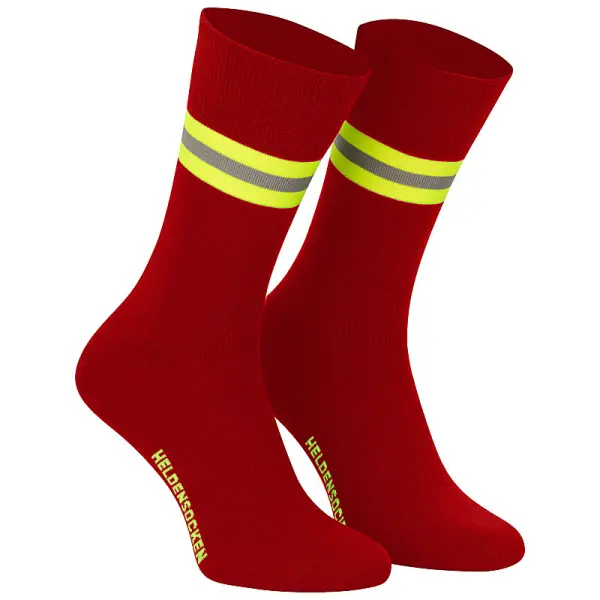 Heldensocken rot Feuerwehr 