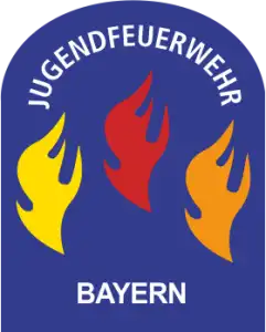 ( Helm ) Aufkleber Jugendflamme Bayern 3 - 56 Stück