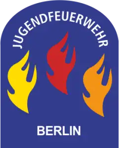 ( Helm ) Aufkleber Jugendflamme Berlin 3 - 56 Stück