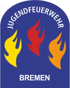 ( Helm ) Aufkleber Jugendflamme Bremen 3 - 56 Stück
