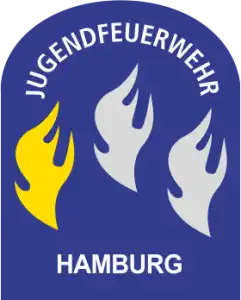 ( Helm ) Aufkleber Jugendflamme Hamburg 1 - 56 Stück