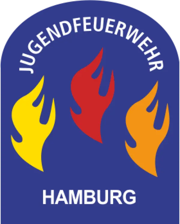 ( Helm ) Aufkleber Jugendflamme Hamburg 3 - 56 Stück
