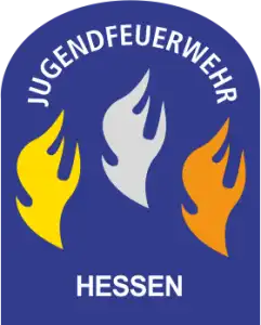 ( Helm ) Aufkleber Jugendflamme Hessen 2 - 56 Stück