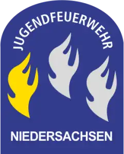 ( Helm ) Aufkleber Jugendflamme Niedersachsen 1 - 56 Stück