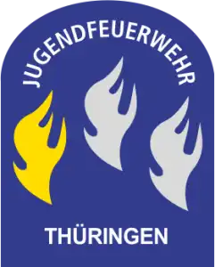 ( Helm ) Aufkleber Jugendflamme Thüringen 1 - 56 Stück