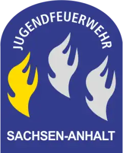 ( Helm ) Aufkleber Jugendflamme Sachsen-Anhalt Stufe 1 - 56 Stück