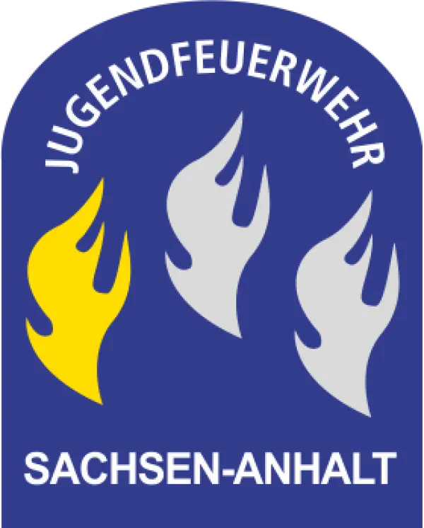( Helm ) Aufkleber Jugendflamme Sachsen-Anhalt Stufe 1 - 56 Stück