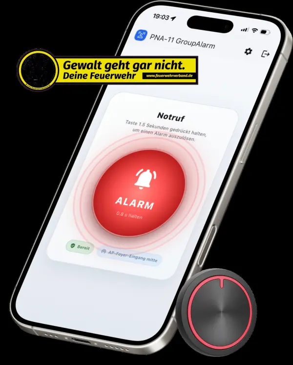 GroupAlarm Keine Gewalt gegen Einsatzkräfte