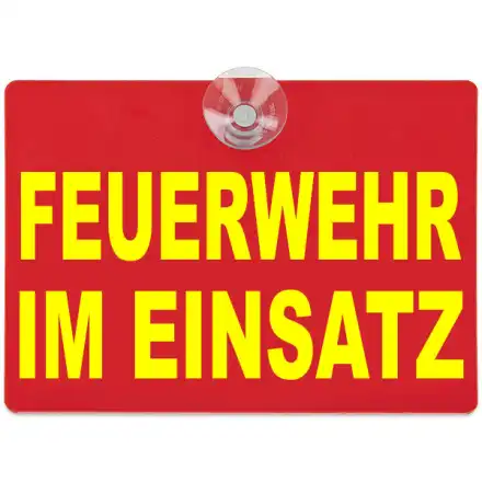 Warnschild rot 