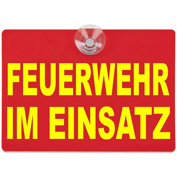 Feuerwehr Im Einsatz Schild