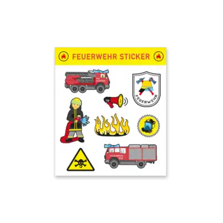 Sticker Bogen Feuerwehr 