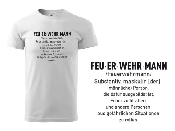 T-Shirt Feuerwehrmann