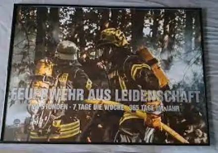 Poster Feuerwehr aus Leidenschaft 